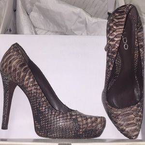 Aldo Atlantic City Snakeskin Pumps